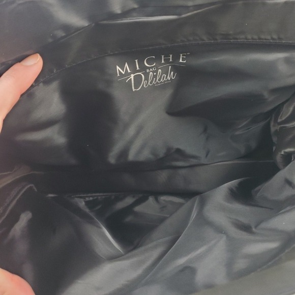 Miche Bag Delilah August 2010 Big Bag Shell Lime Green Black Plaid Cover - Picture 4 of 6